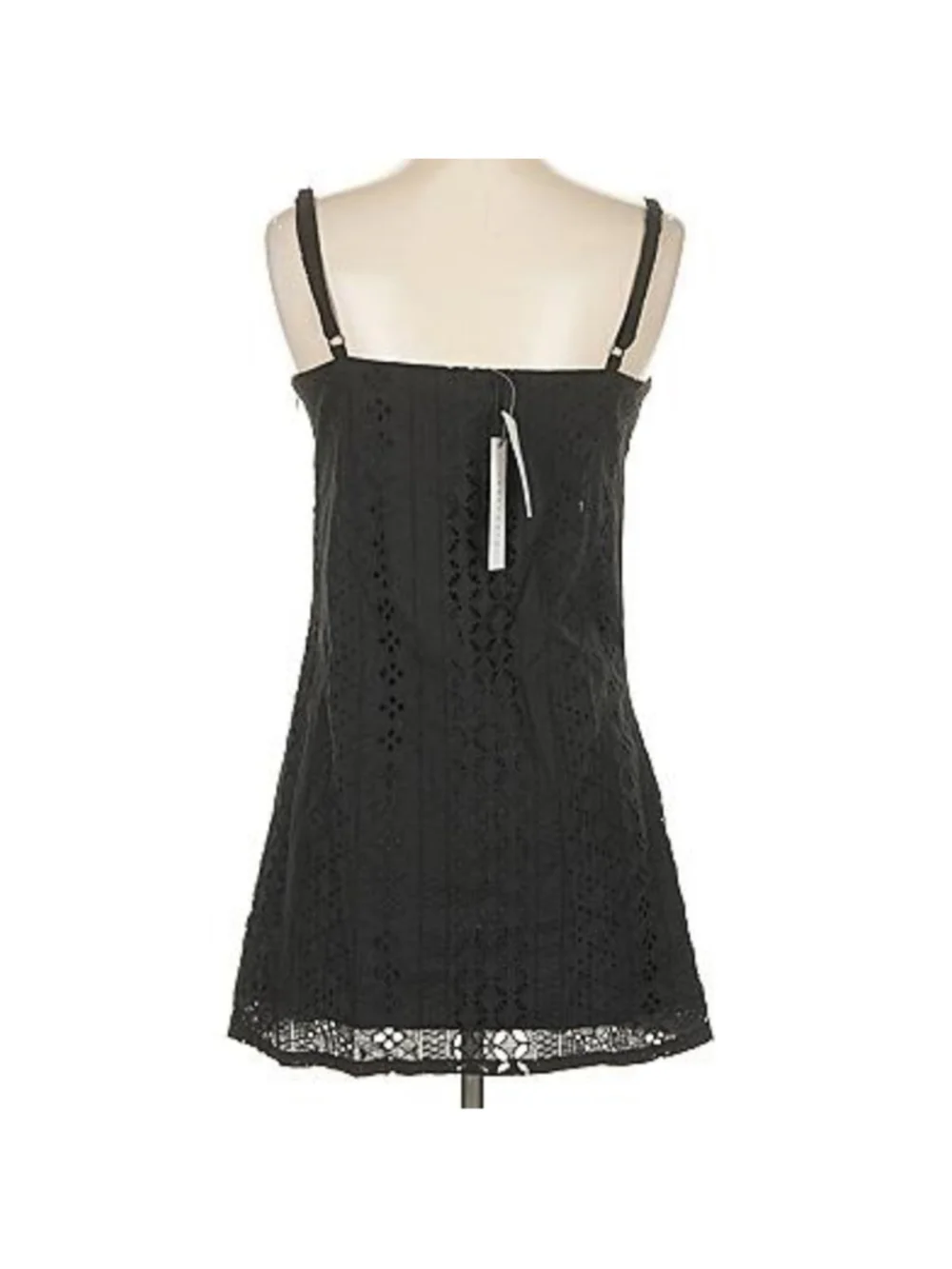 Sanctuary Black Eyelet Sleeveless MiniDress - Picture 3 of 9